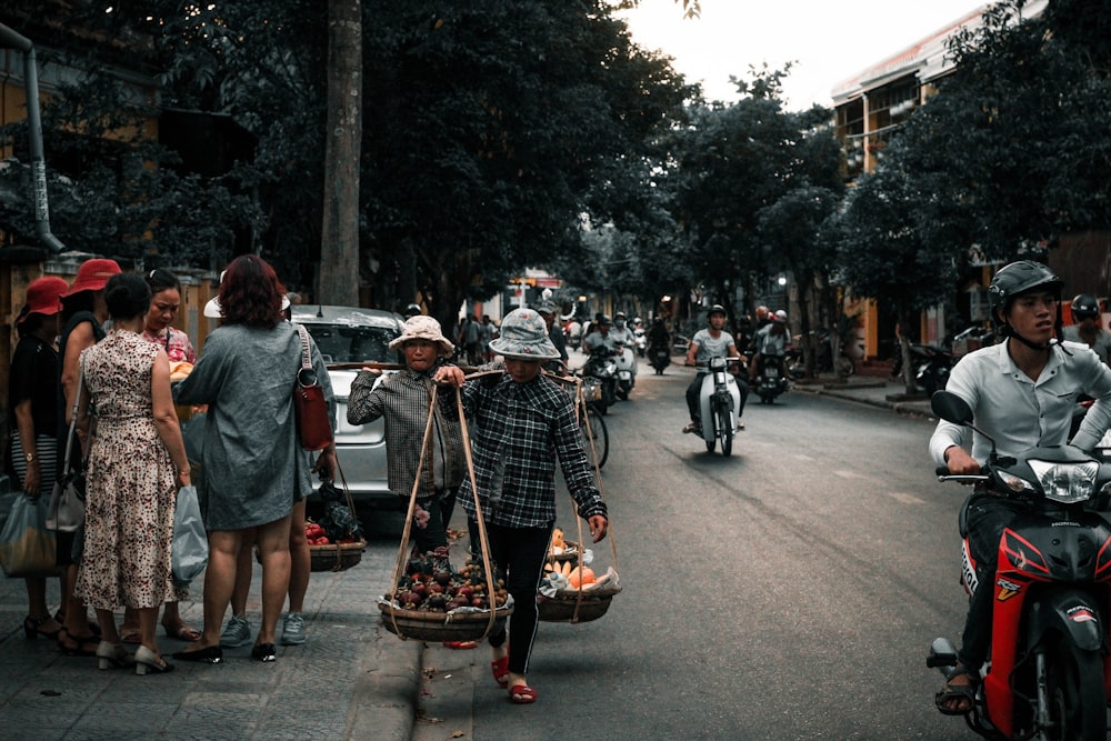 people walking on street during daytime