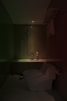 A newly installed bathroom showcasing modern fixtures.