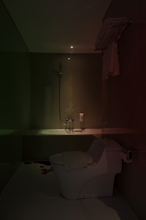 A newly installed bathroom with modern fixtures.