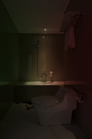 Close-up of modern bathroom fixtures available at Tuboplast.