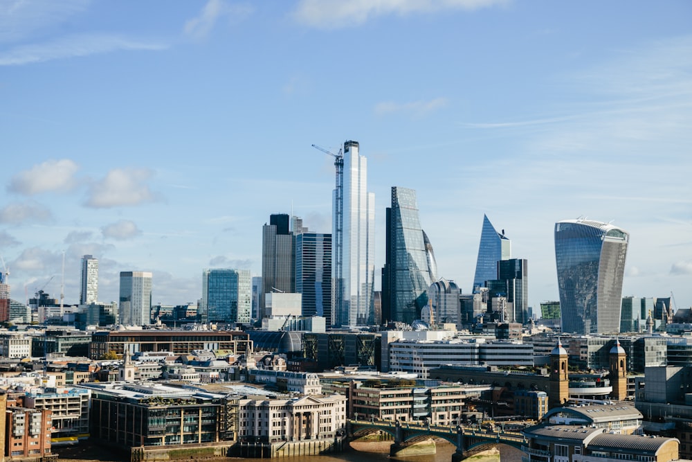 city skyline under blue sky during daytime