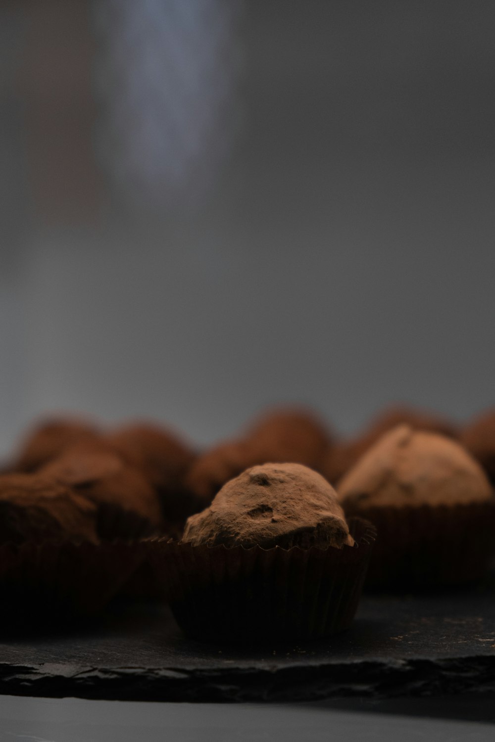 brown cookies in close up photography