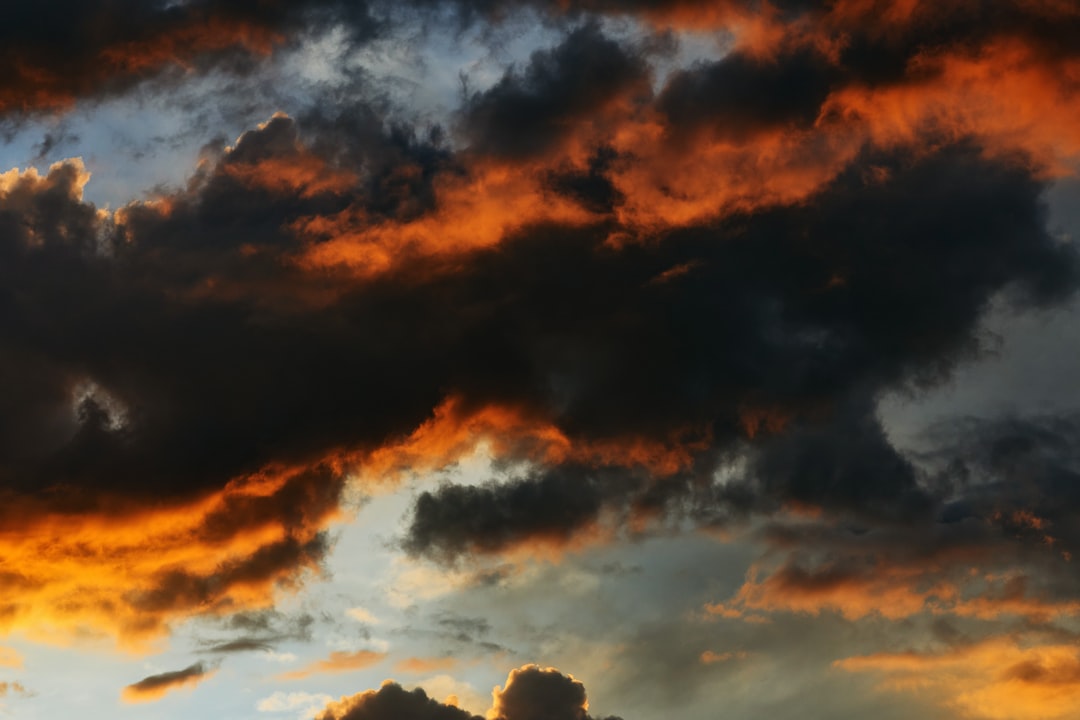 orange and black clouds during sunset