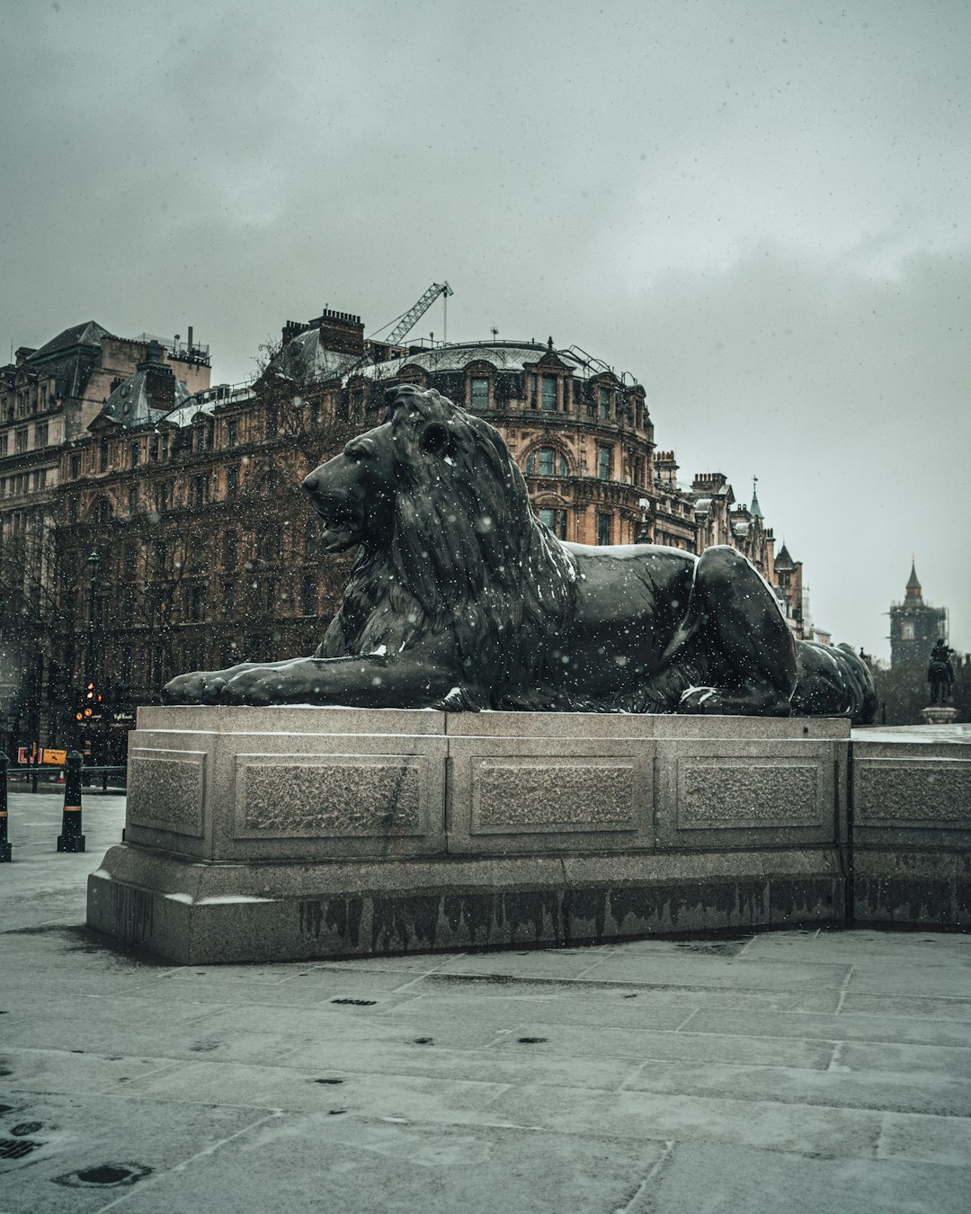 black horse statue near brown concrete building during daytime