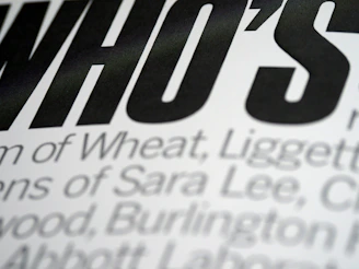 Website homepage layout showing bold blue headers on white background