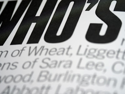 Large, bold black text is prominently displayed against a white background with additional smaller, grey text beneath it.