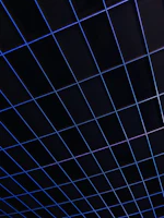 A modern bento grid page with dynamic asymmetrical squares and subtle shadows.