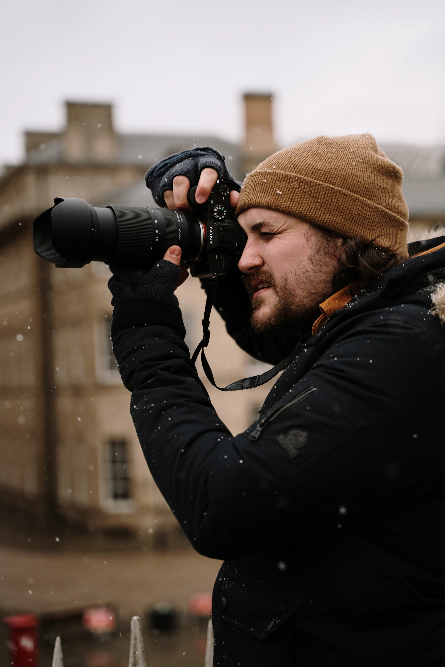 Photographe couvrant un événement