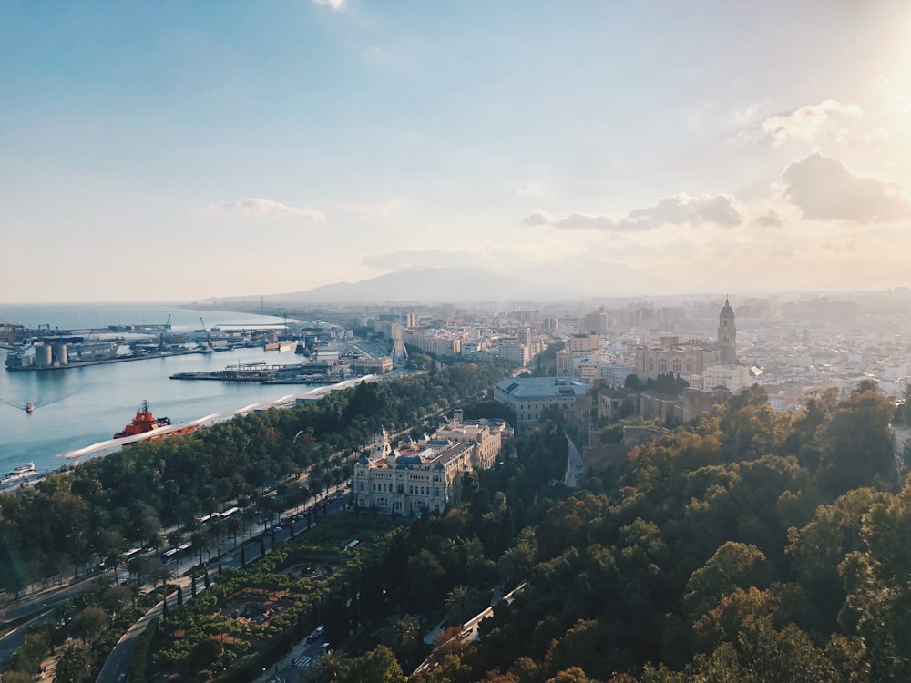 aerial view of city buildings during daytime