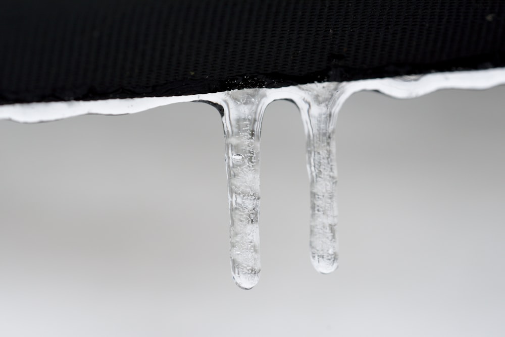 black and white textile on white table