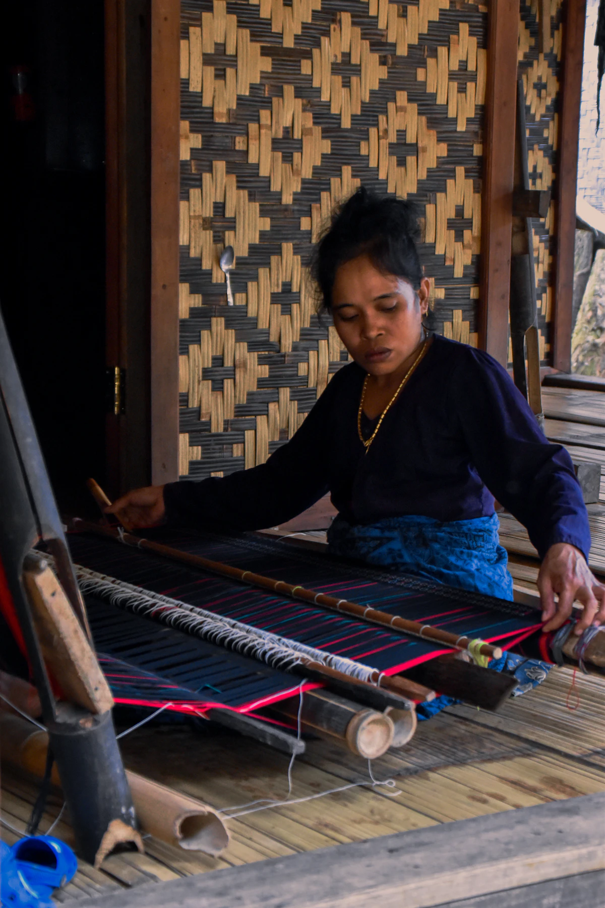 Tenganan Pegringsingan Ancient Bali Aga Double-Ikat Weaving