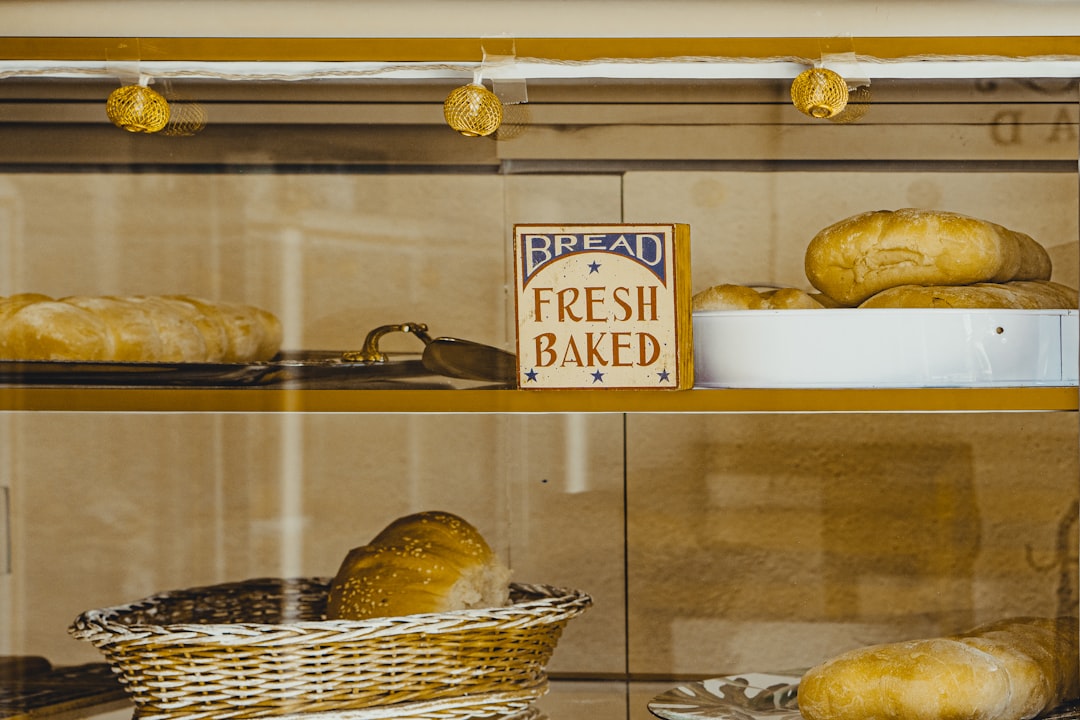 brown wicker basket on glass shelf