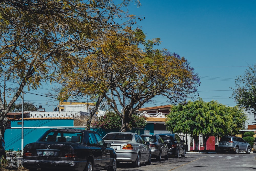 cars parked on parking lot during daytime