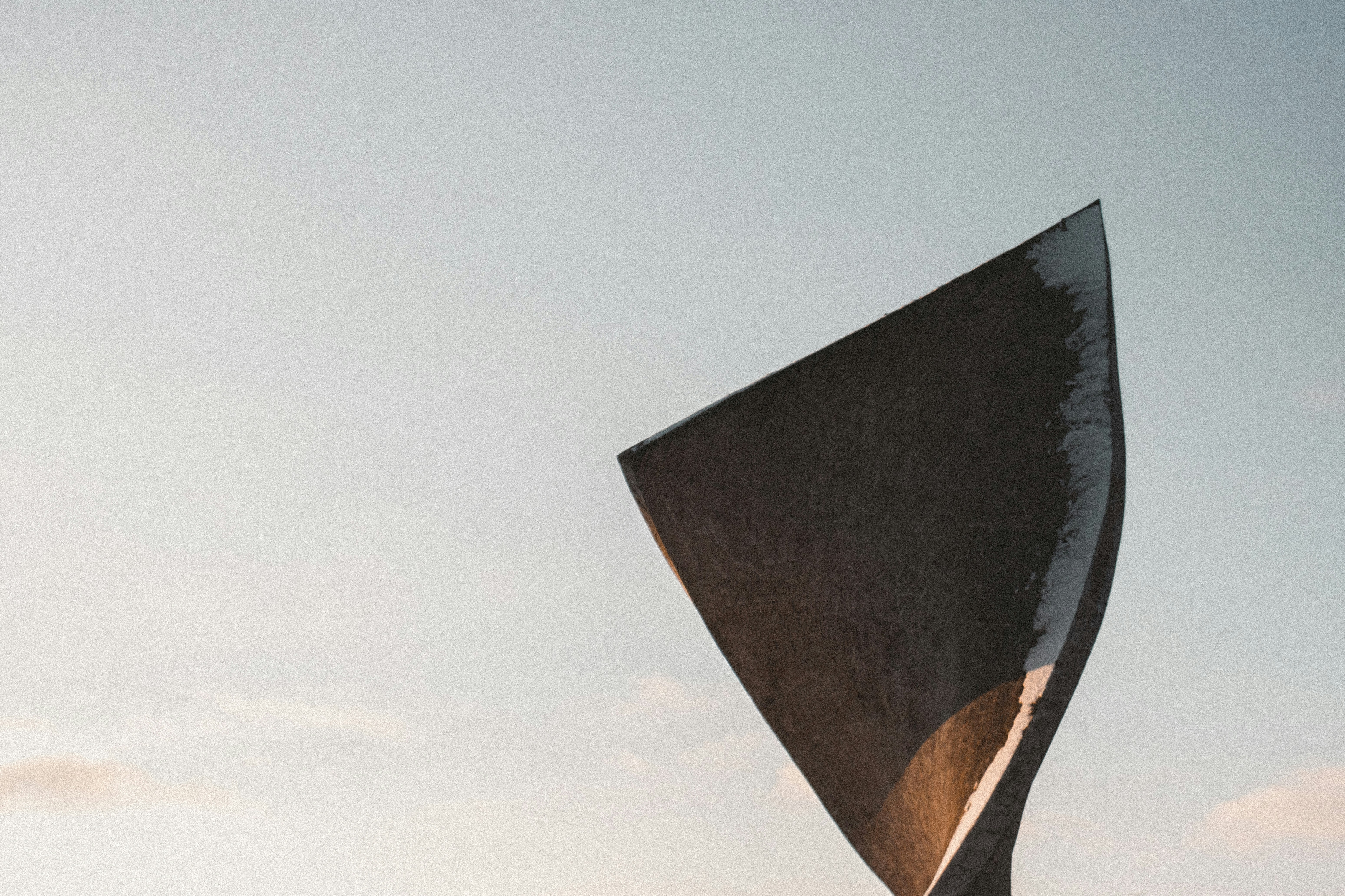 Black and white abstract painting