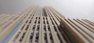 A close-up of a detailed LEGO architecture set.