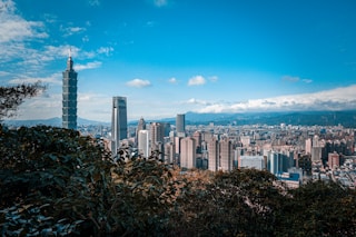 city skyline under blue sky during daytime