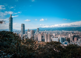 city skyline under blue sky during daytime