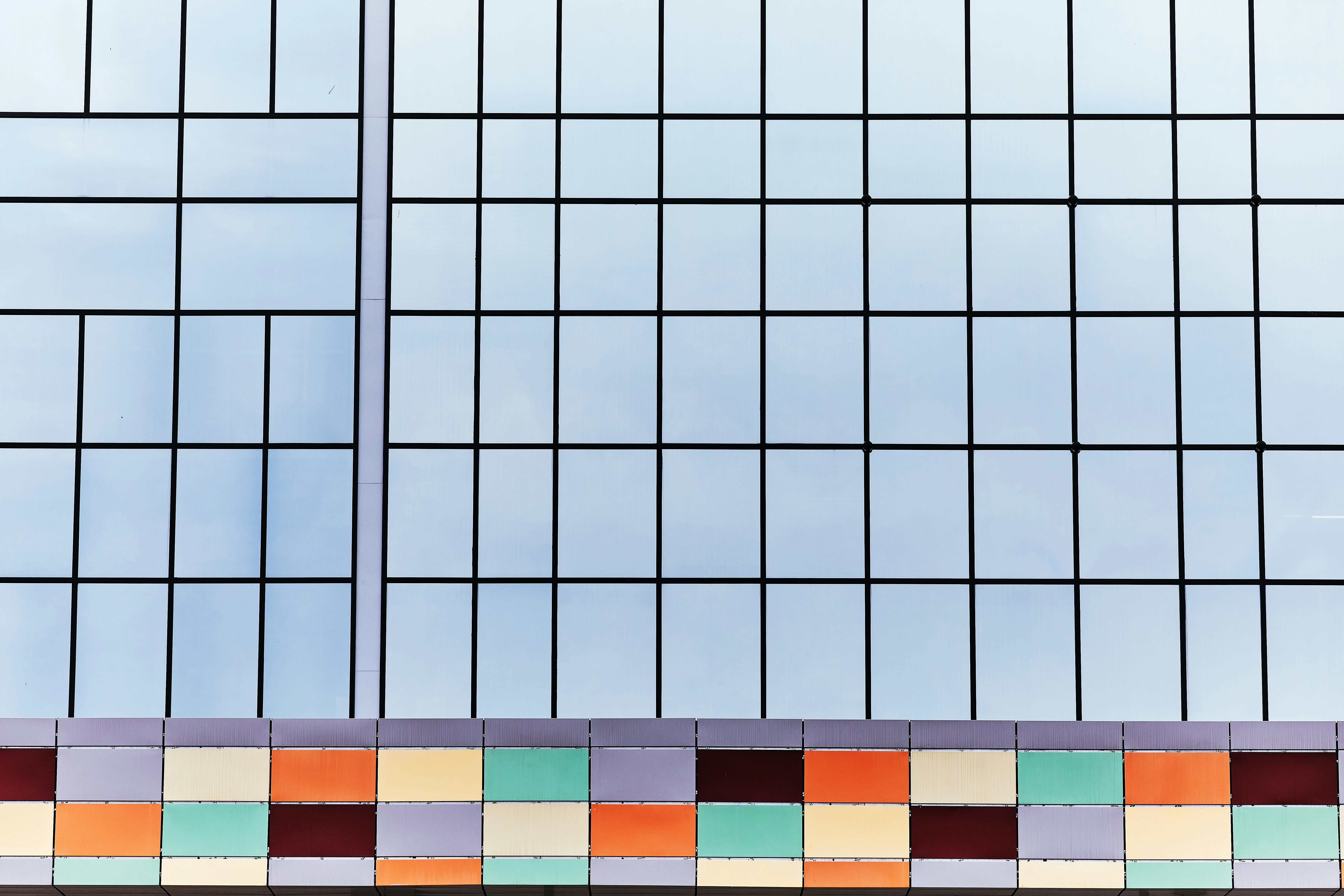 City building glass texture