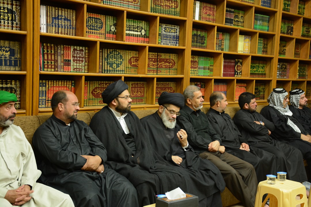 , ‏The majlis of Imam Al-Hassan, peace be upon him, in Najaf<p></figure>‏ Imam Hassan (p.b.u.h) Center for Specialized Studies which is attached by Holy shine of Imam Hussian (p.b.u.h)