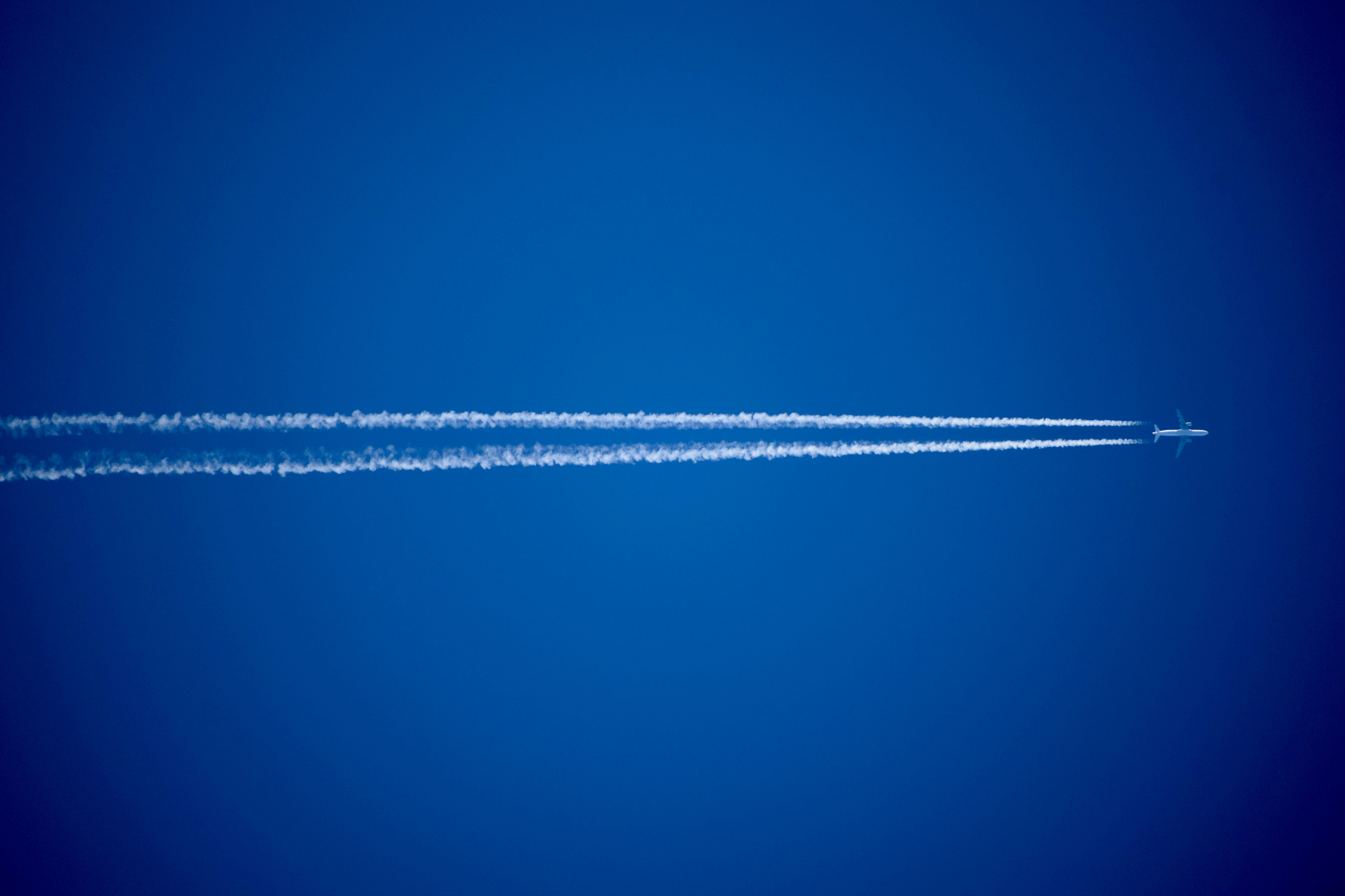 Vliegtuig in de lucht