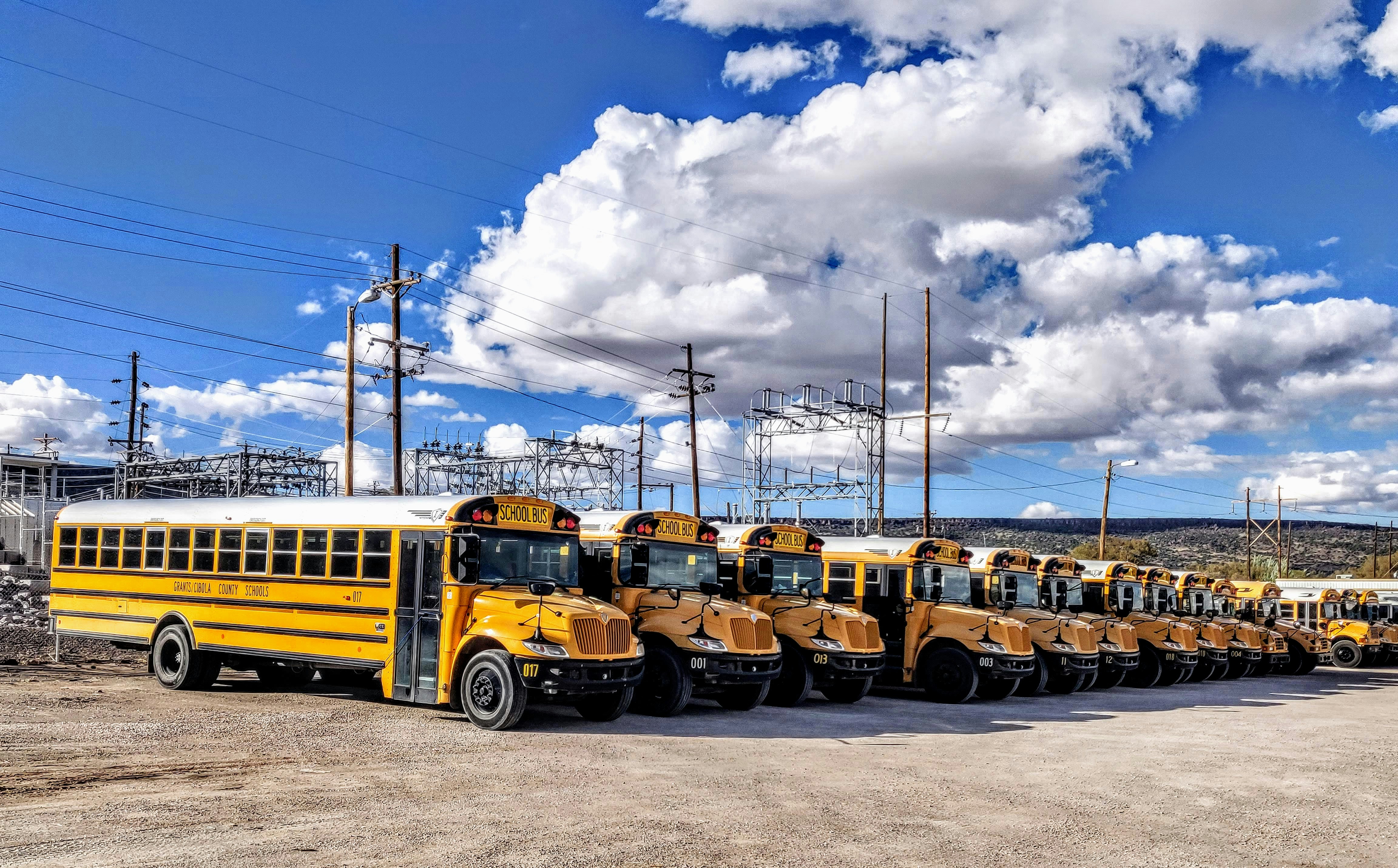 yellow school bus on road during daytime