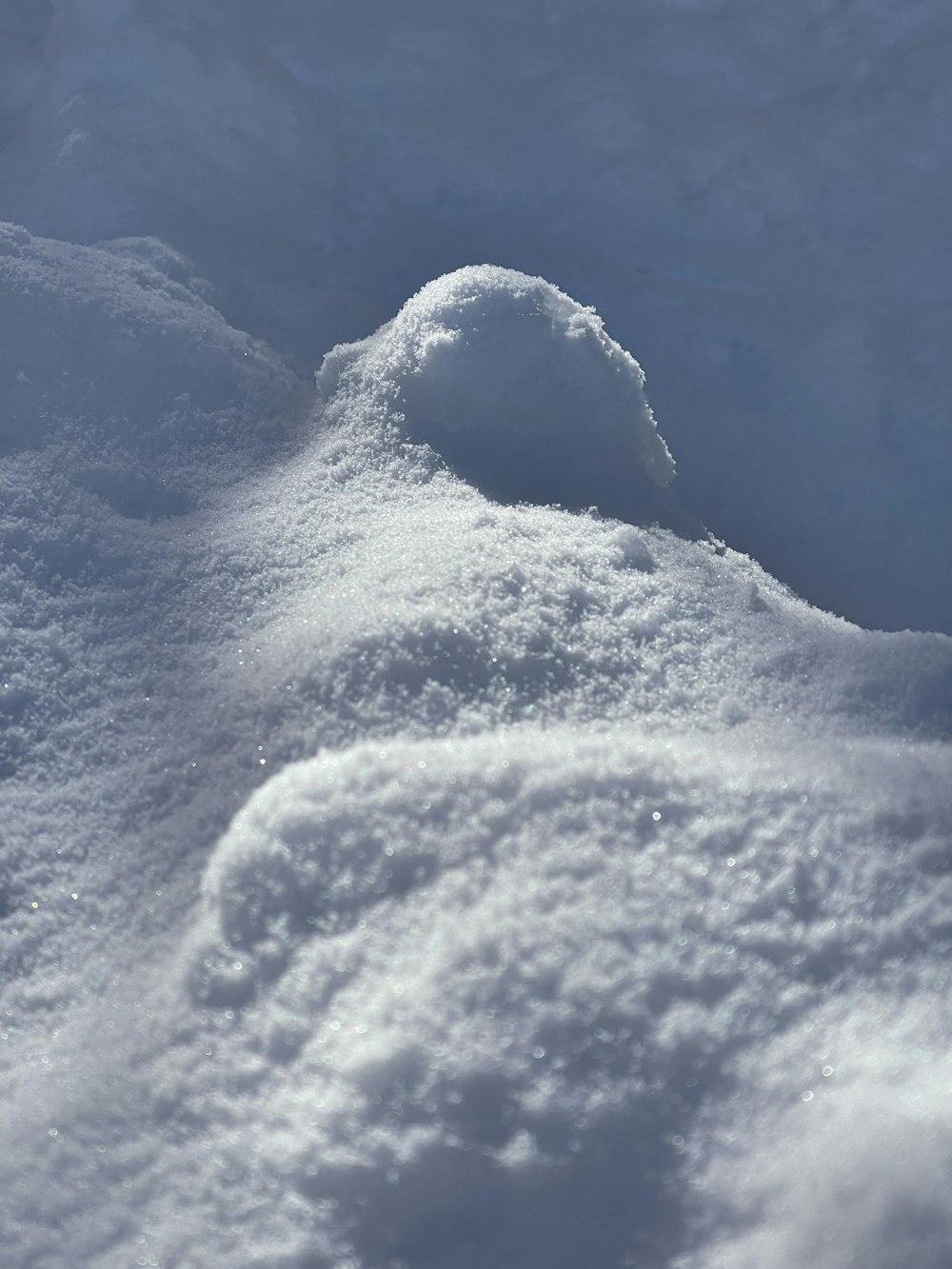 snow covered mountain during daytime