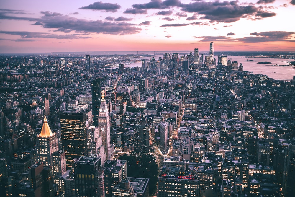 aerial view of city buildings during daytime