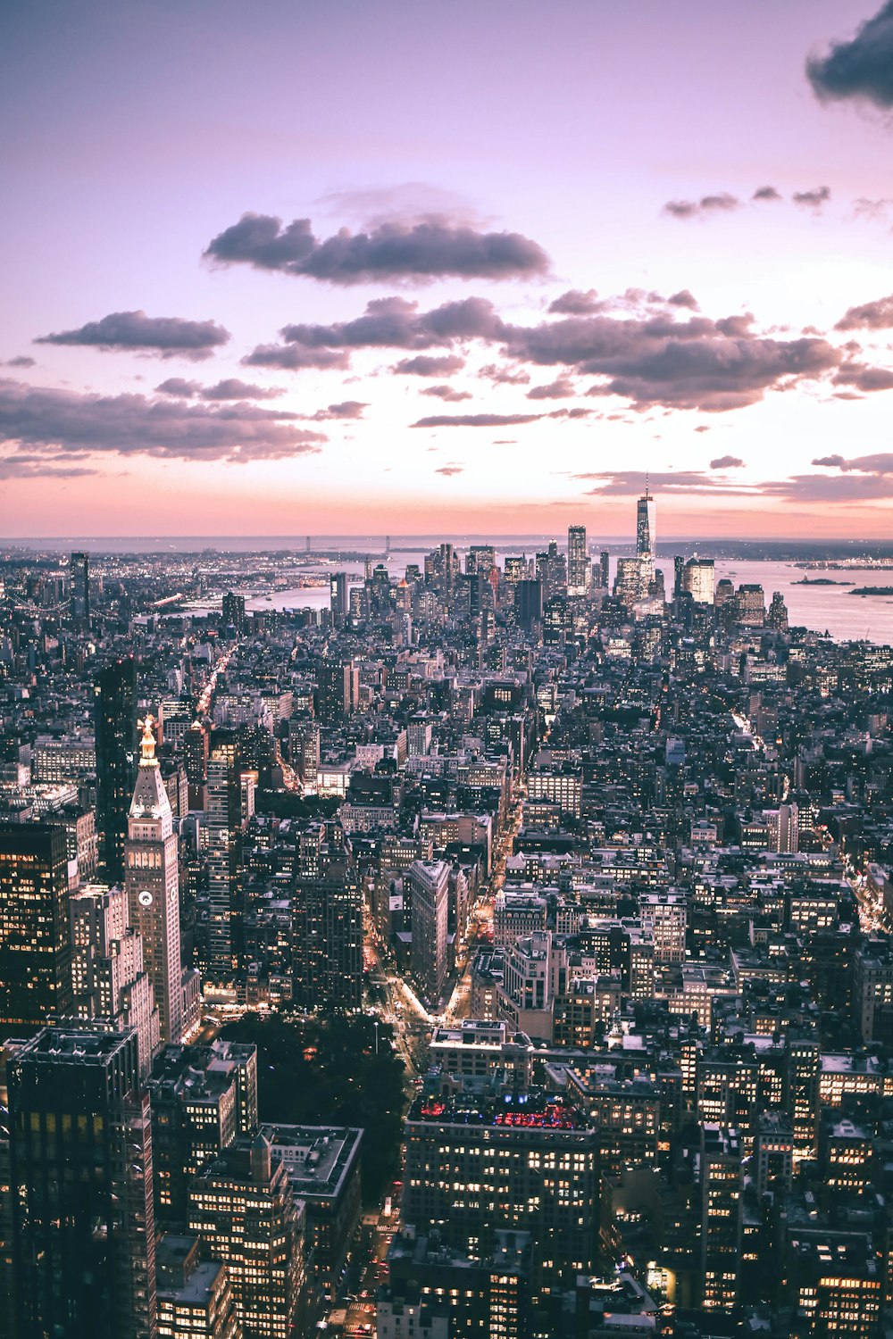 aerial view of city buildings during daytime