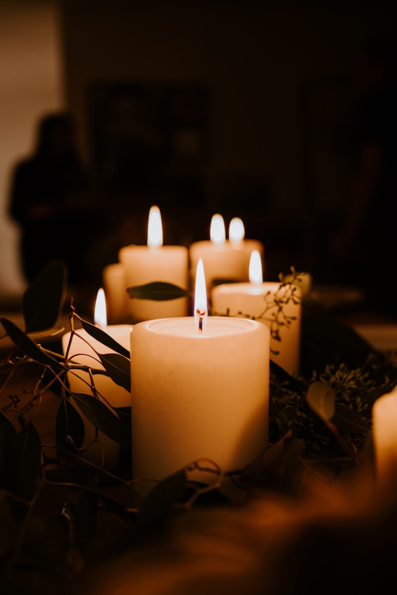 Candles and decor