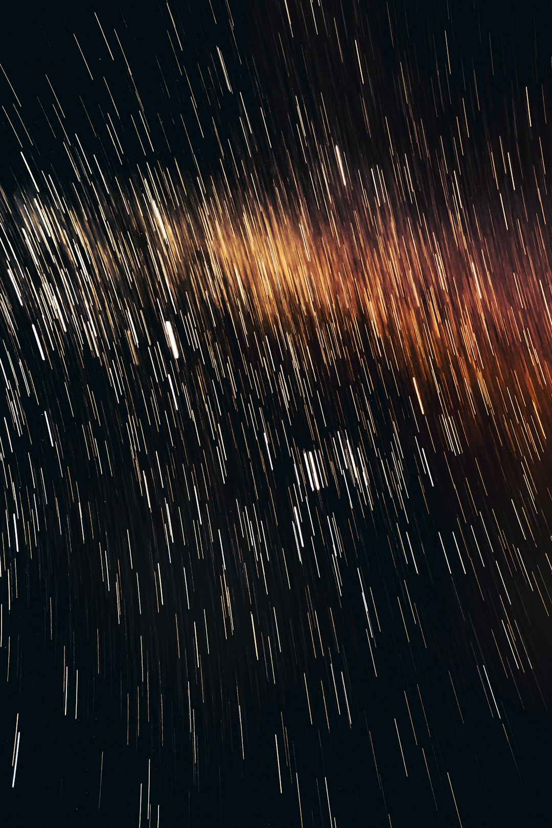 time lapse photography of stars during night time