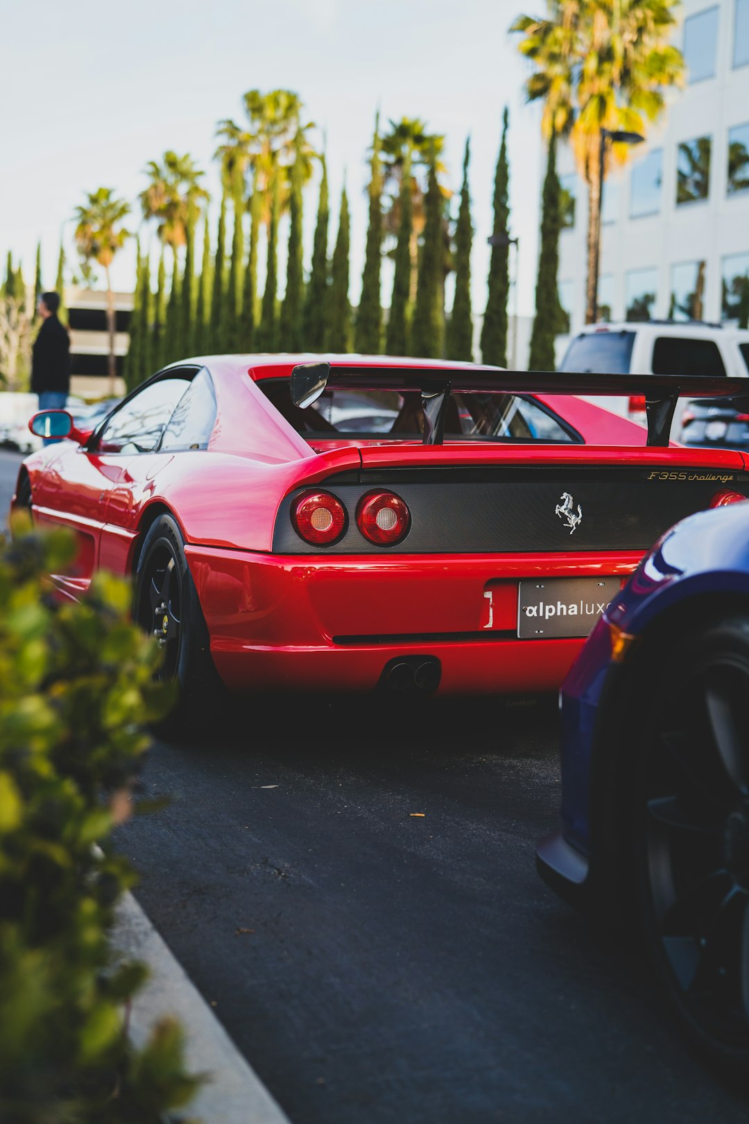 red ferrari 458 italia parked on street during daytime