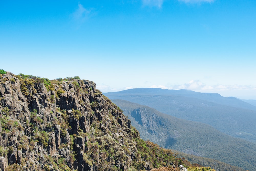 green and gray mountain under blue sky during daytime