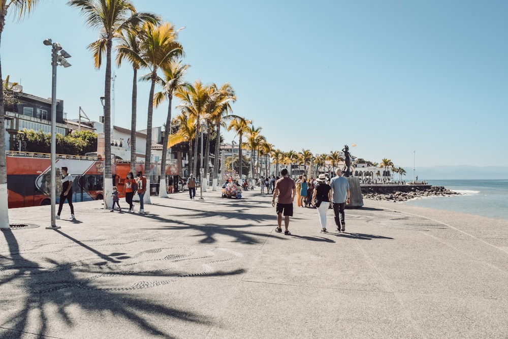 people walking on gray concrete road during daytime