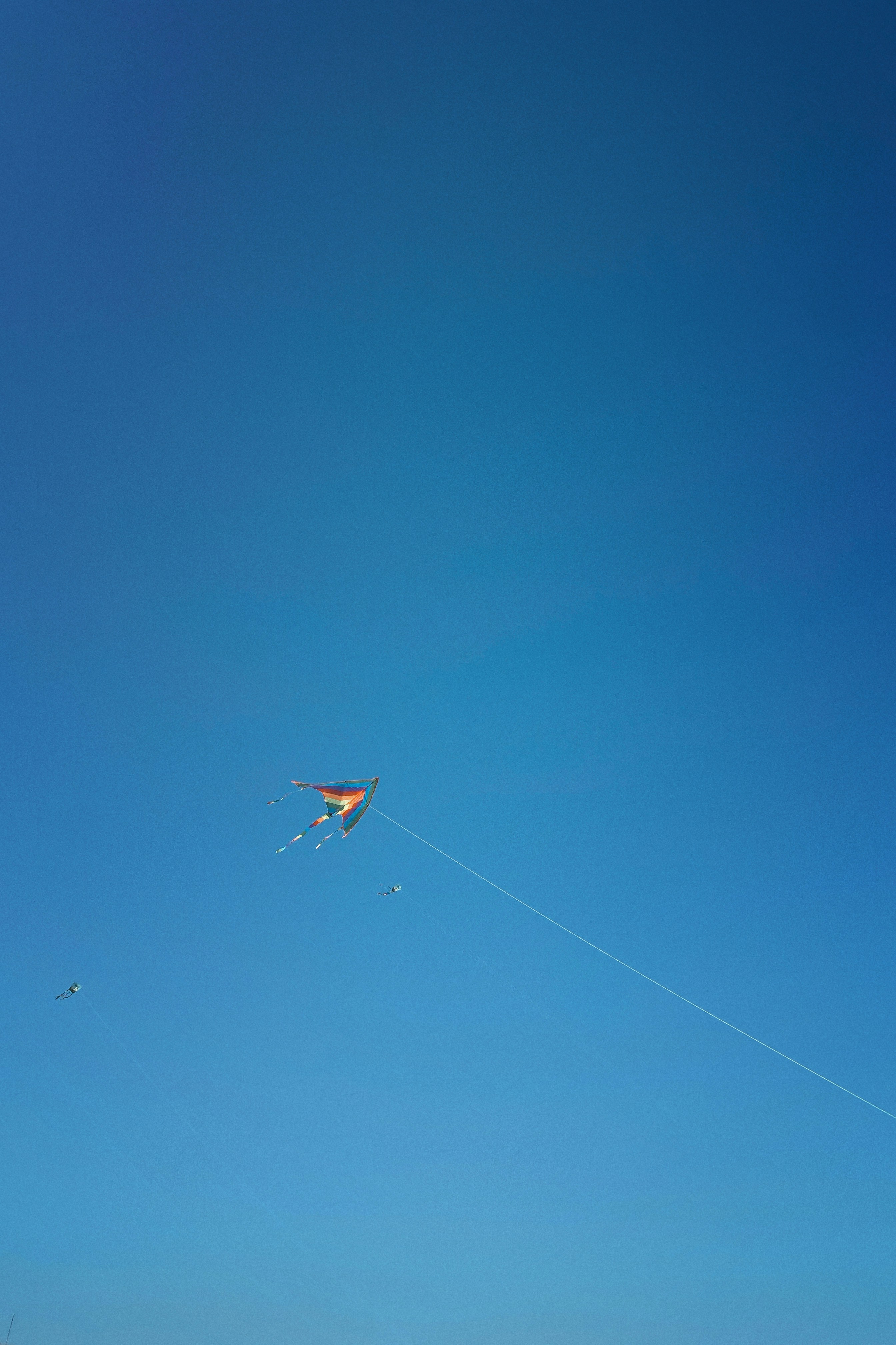 red and white plane in the sky