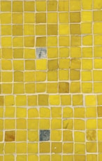 yellow and white concrete wall