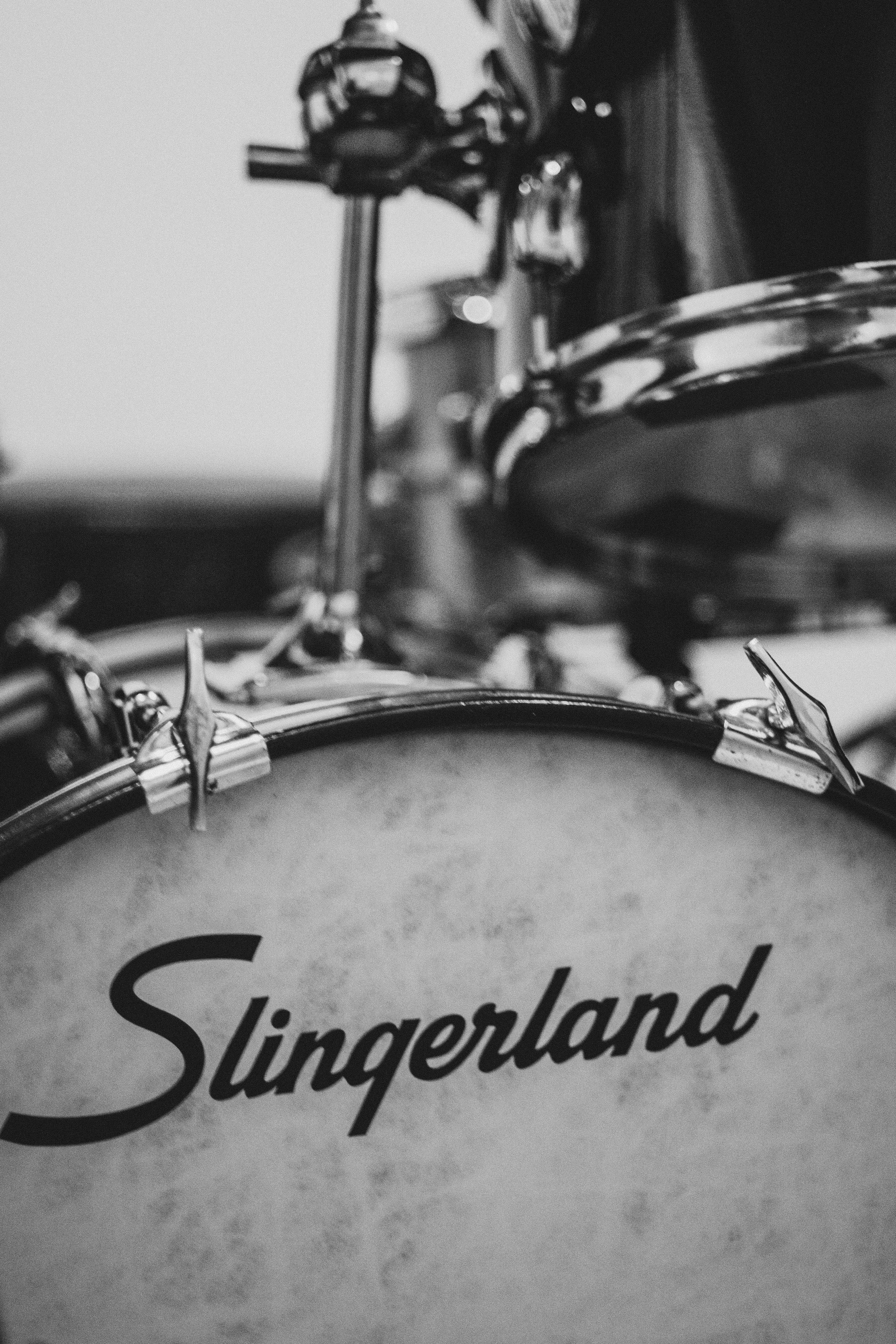 Foto en escala de grises de la batería