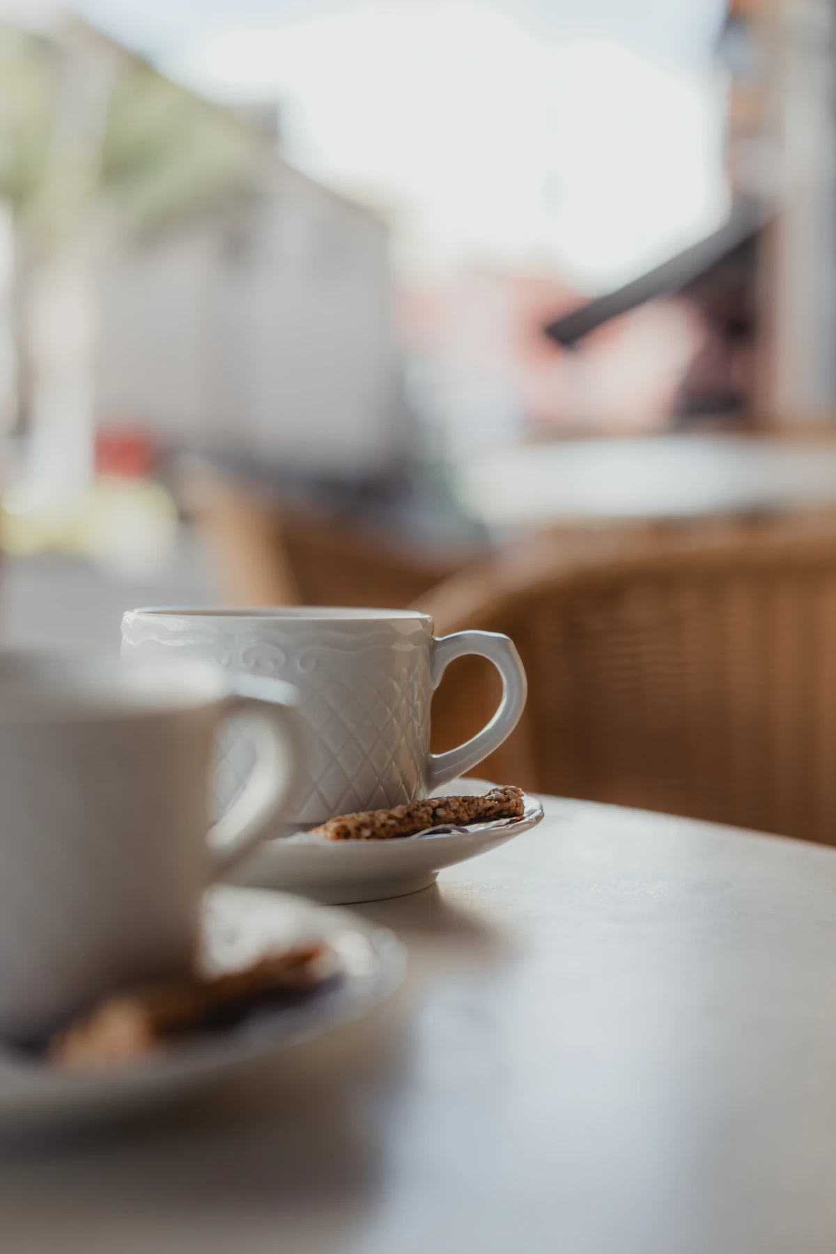 A warm cup in soft natural light, evoking rest and slowing down