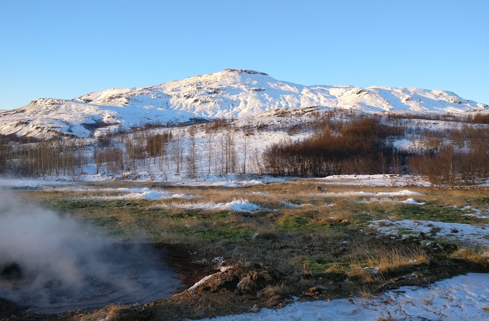 white and brown mountain under blue sky during daytime