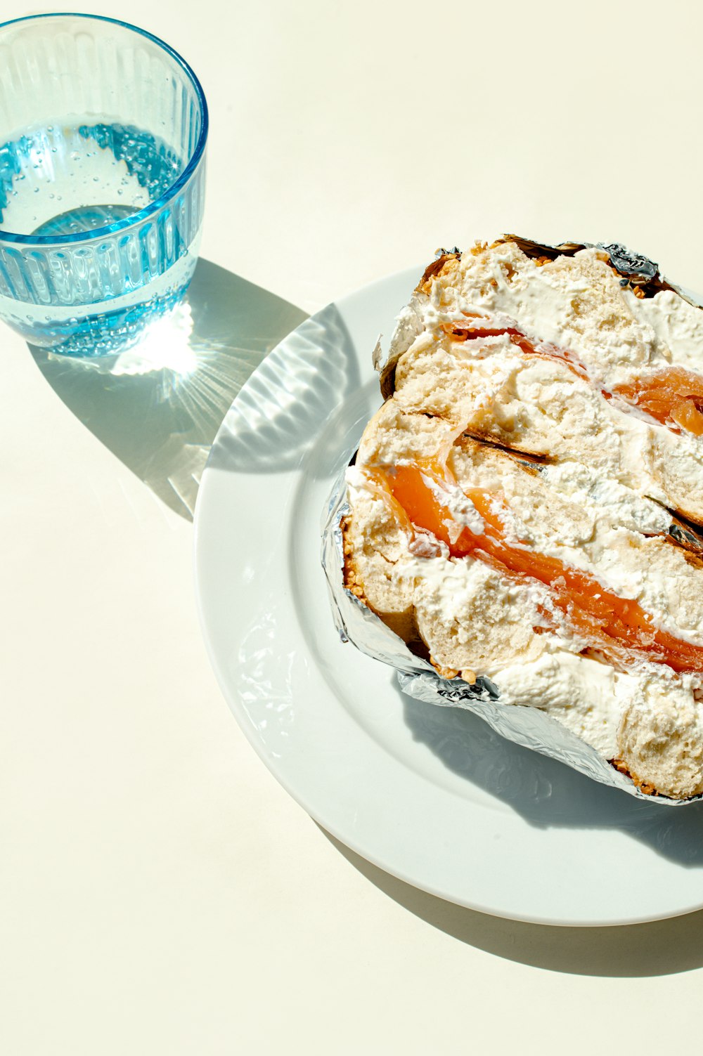 white and brown pastry on white ceramic plate