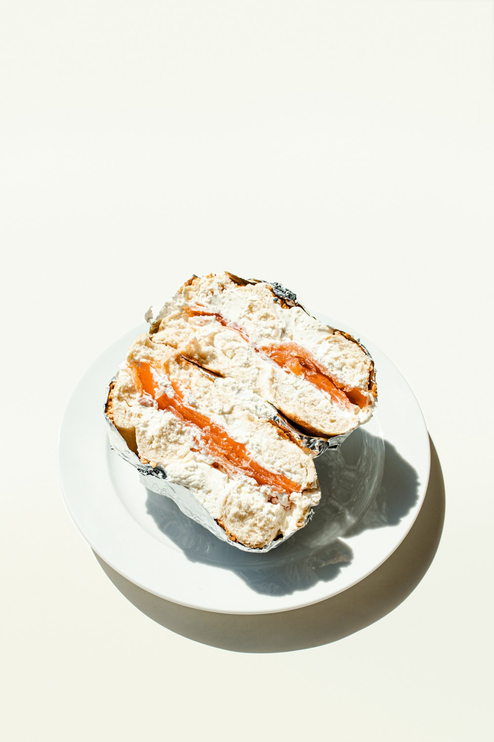 brown bread on white ceramic plate