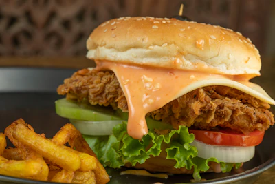 Spicy Crispy Chicken Burger - 1