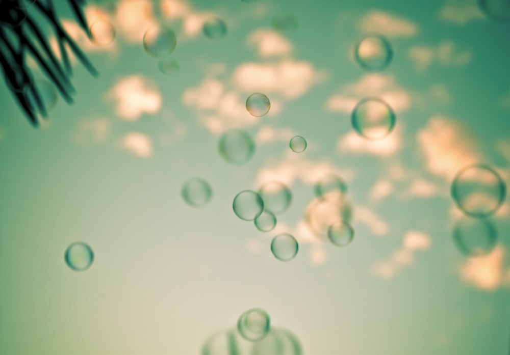 water droplets on glass panel