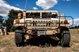 Defense vehicle equipped with rugged ventilation units designed for harsh environments.