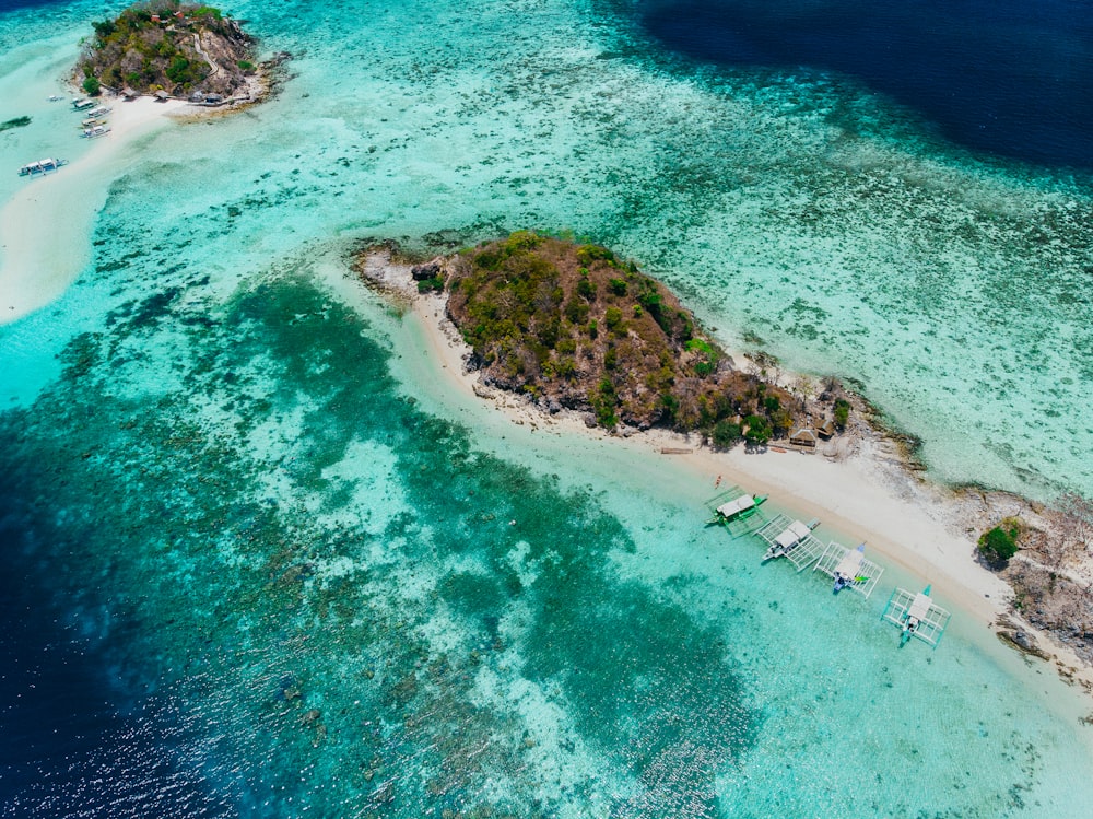 aerial view of beach during daytime