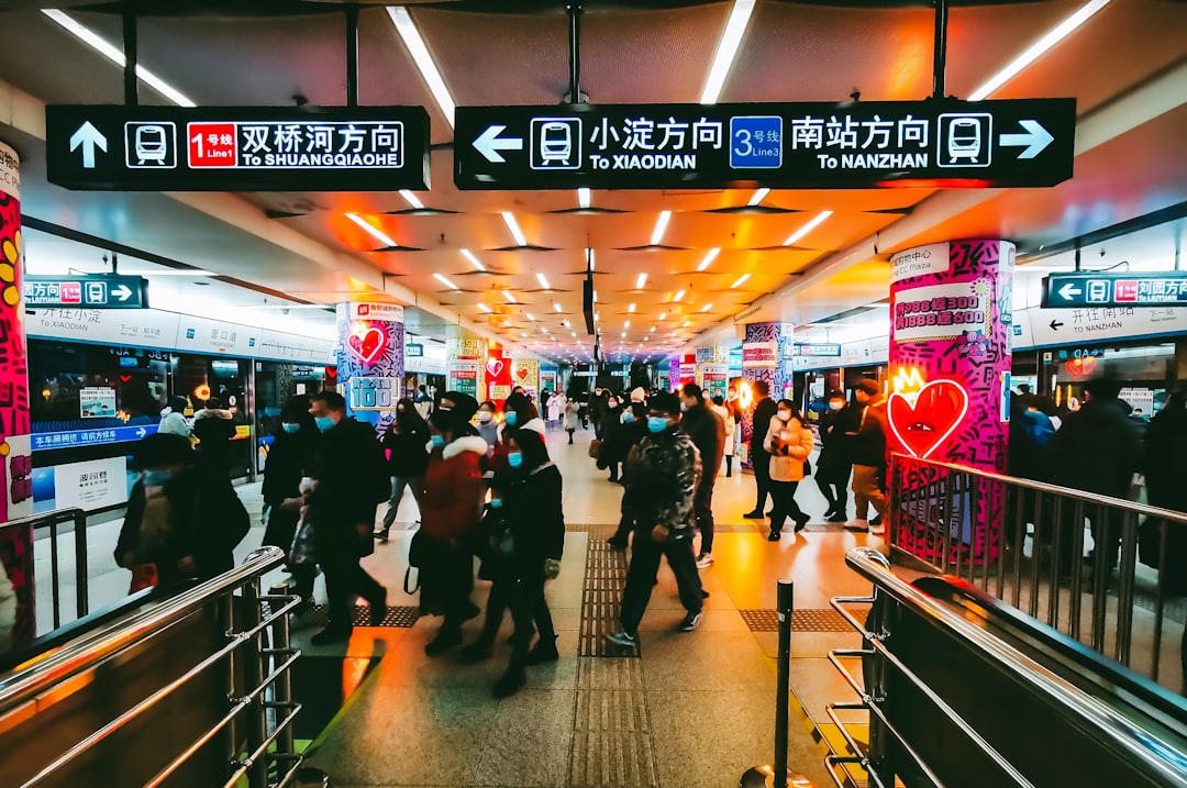 people walking on the street