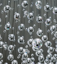 silver and gold round accessory