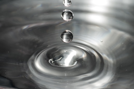 water droplets on clear glass