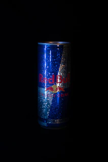 red bull energy drink can