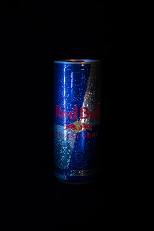 red bull energy drink can