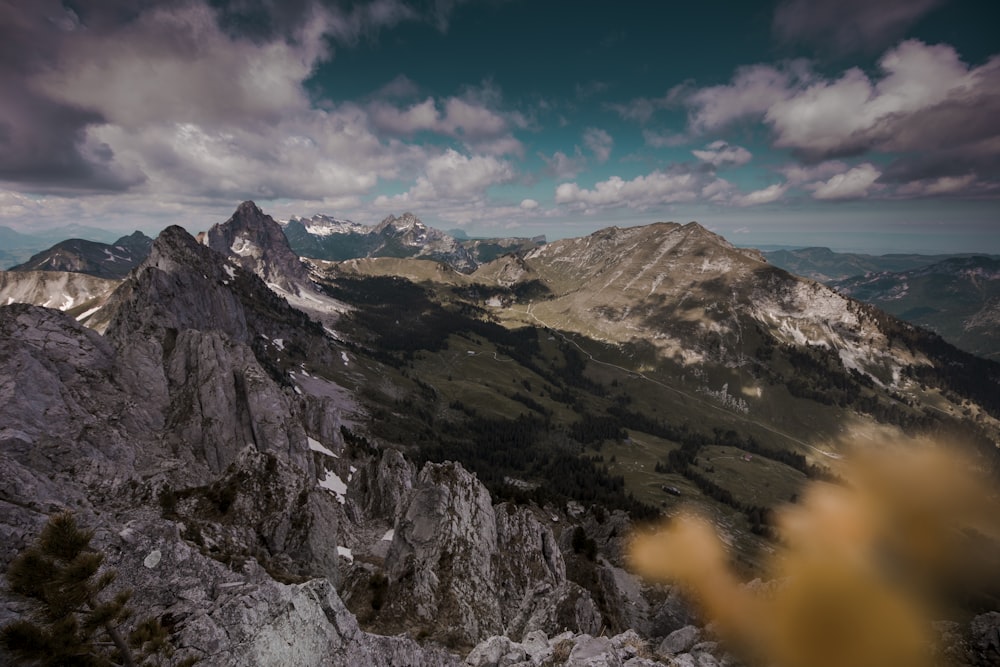 gray and brown rocky mountain under blue sky during daytime